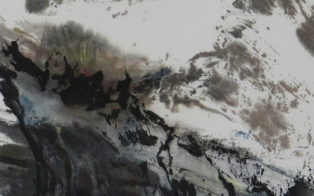 Calligraphie encre de chine, Michelle Billaud, Point Fusion Formation