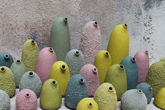 sculpture de grosses pièces au colombin, stage Zélie Rouby, Point Fusion Formation