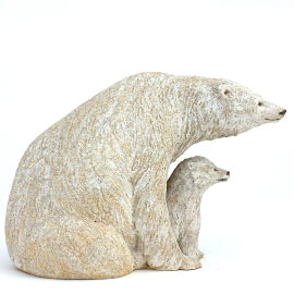 Sculpture animalière en céramique