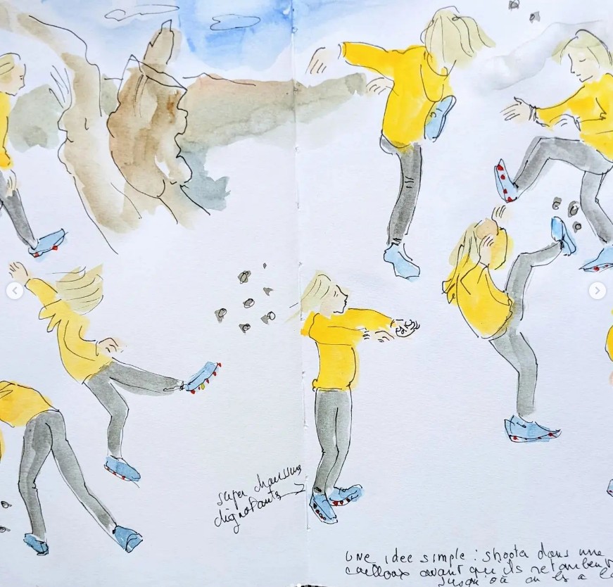 Dessin et improvisation, Sylvie Duriez , Point Fusion Formation