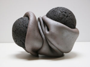 Sculpture céramique abstraite / Jane Norbury