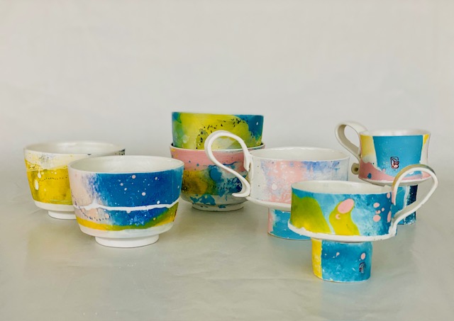 Barbotine de porcelaine - Stage - Doris Happel