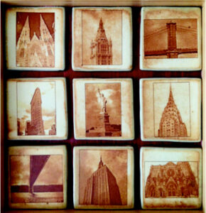Techniques de décor :  Sérigraphie, chromographie, Cyanotype / Jean Paul Van Lith, Vincent et Romain Buffile